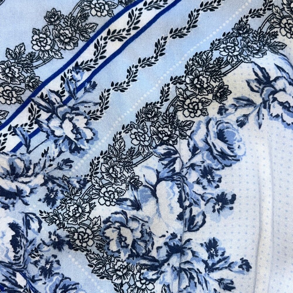 Torrid Floral Print Midi Dress With Sleeveless Design & High-Low Hem - Size 1/1X - Picture 8 of 8